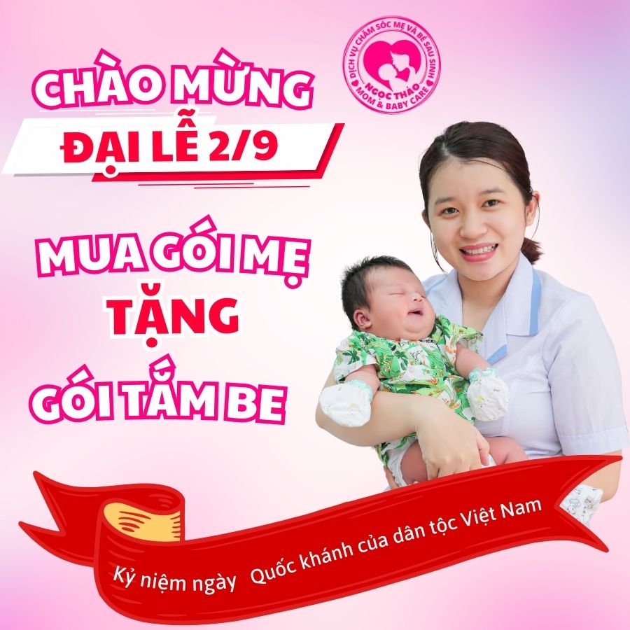 2 tháng 9 mua gói chăm sóc mẹ tặng gói chăm sóc bé