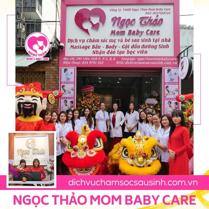 Liên lạc với dịch vụ chăm sóc mẹ và bé sau sinh của Ngọc Thảo Mom Baby Care