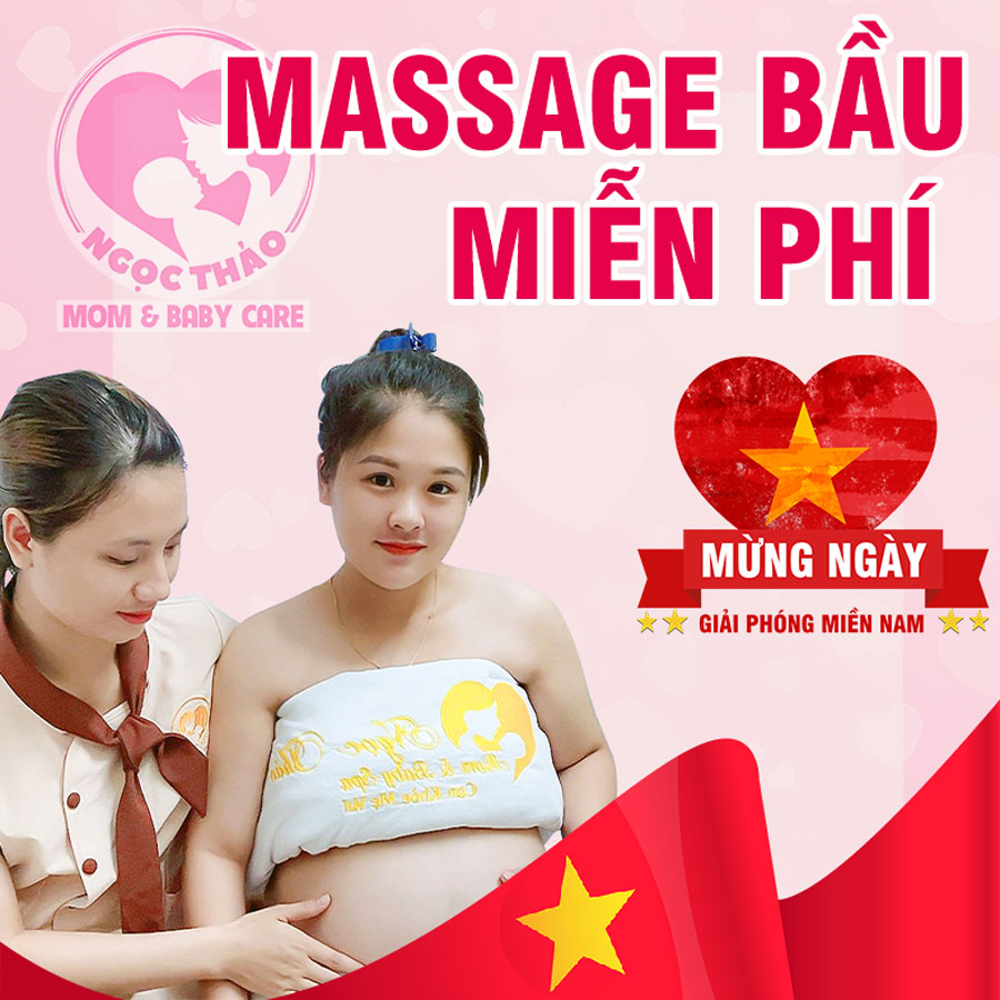 Tặng 1 buổi massage bầu miễn phí cho mẹ đăng ký dịch vụ