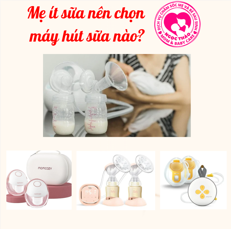 Máy hút sữa loại nào tốt cho mẹ ít sữa