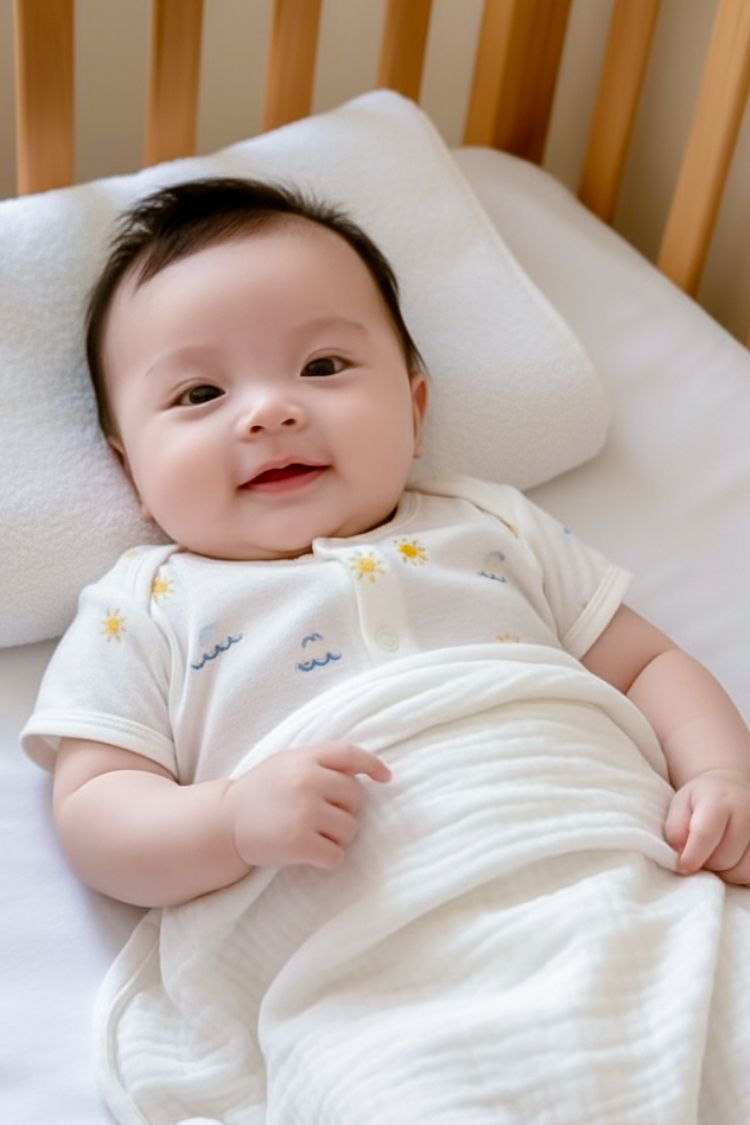 Đôi mắt trong veo của bé là tấm gương phản chiếu tình yêu của mẹ.