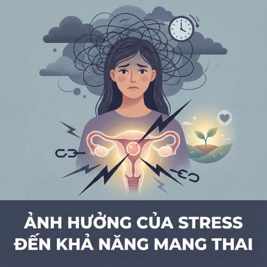 ảnh hưởng của stress đến khả năng mang thai