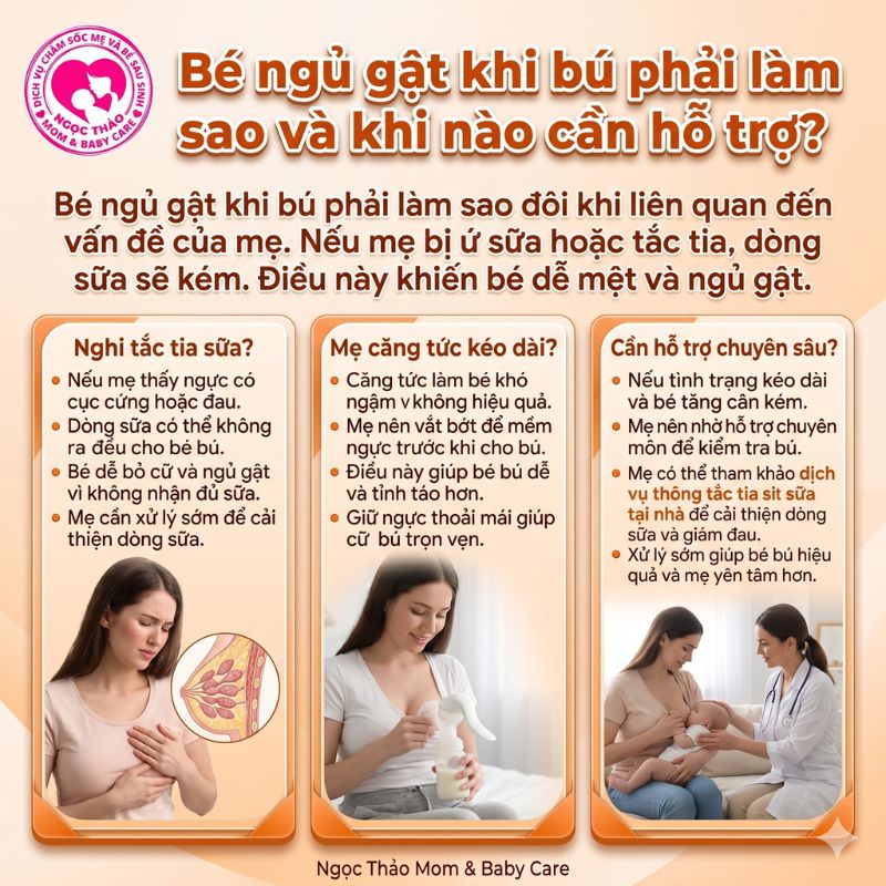 bé ngủ gật phải làm sao khi nào cần hỗ trợ