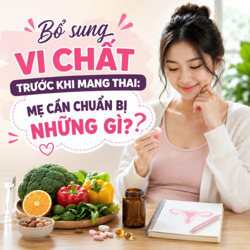 Bổ sung vi chất trước khi mang thai: Mẹ cần chuẩn bị những gì?