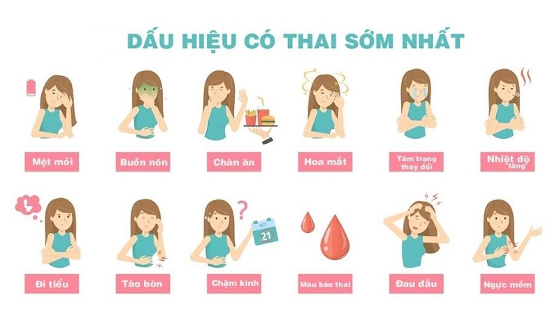 Các dấu hiệu mang thai sớm mà mẹ nên biết