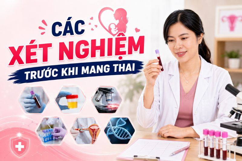 các xét nghiệm trước khi mang thai