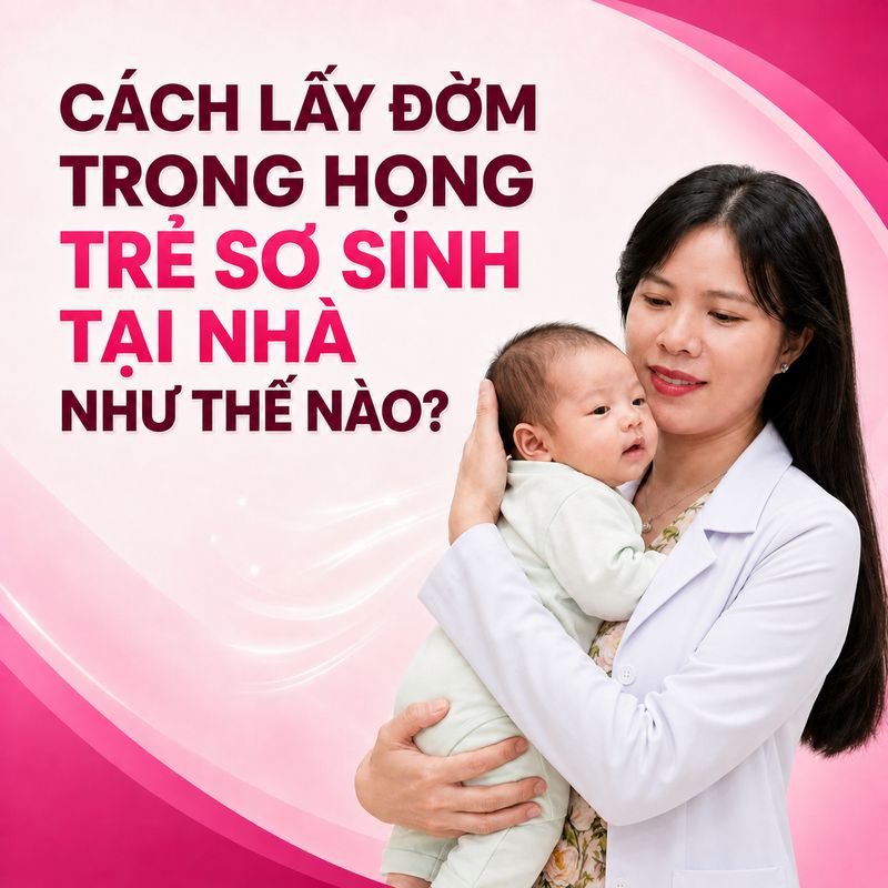 cách lấy đờm cho bé tại nhà như thế nào
