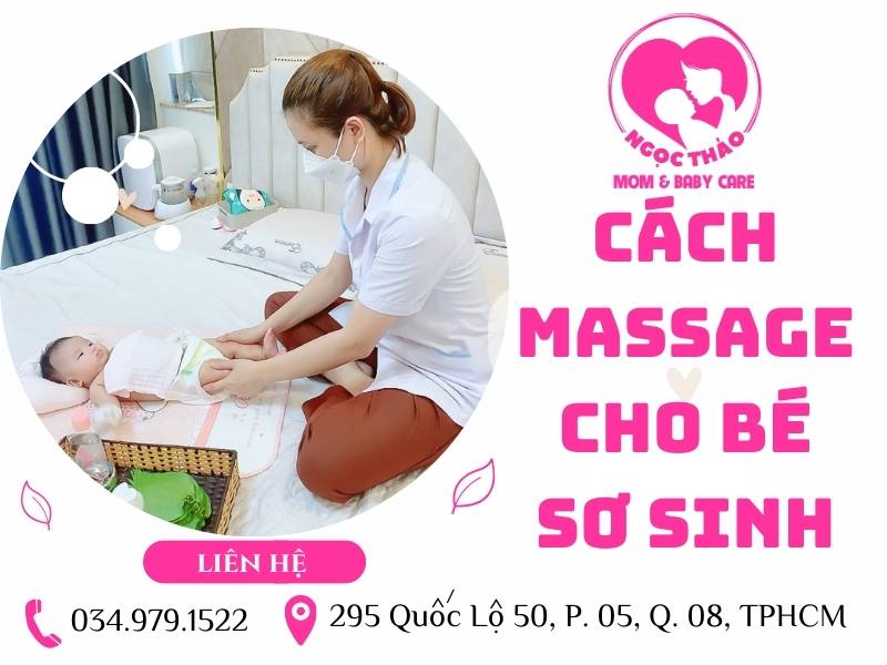 Cách massage cho bé sơ sinh