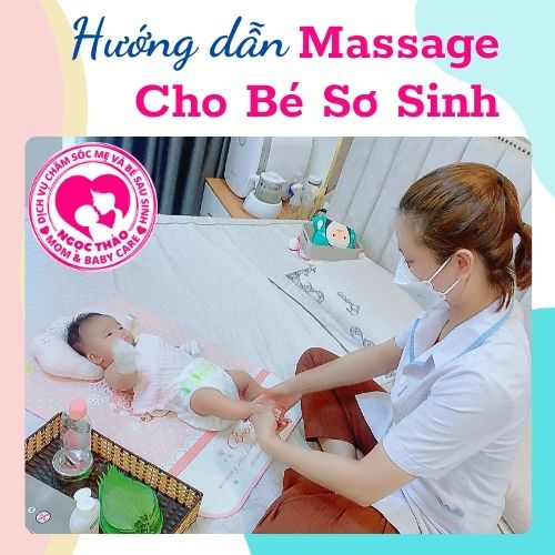 Cách massage cho trẻ sơ sinh tại nhà an toàn, khoa học và hiệu quả