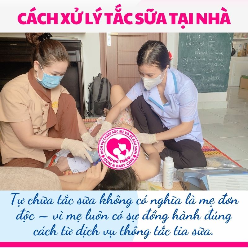 Tự chữa tắc sữa không có nghĩa là mẹ đơn độc – vì mẹ luôn có sự đồng hành đúng cách