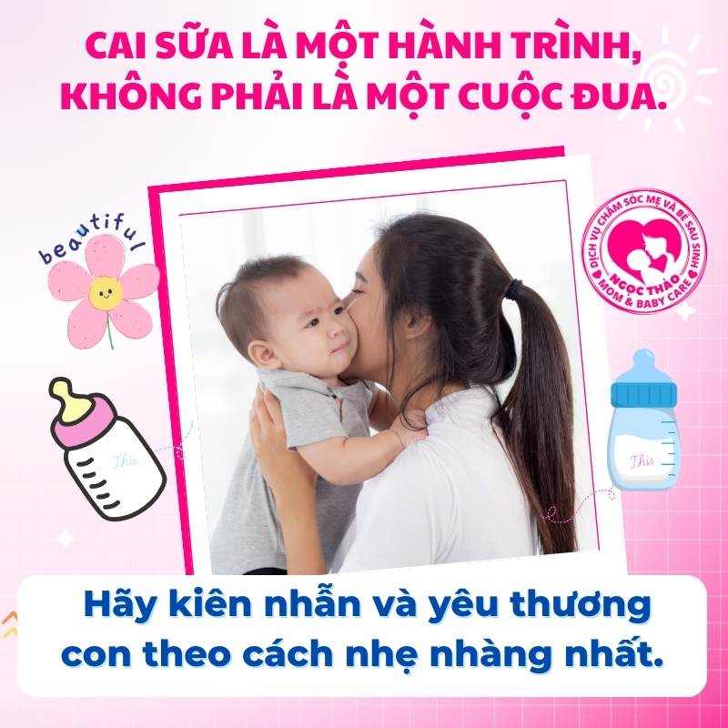 Làm thế nào để cai sữa đúng cách cho con