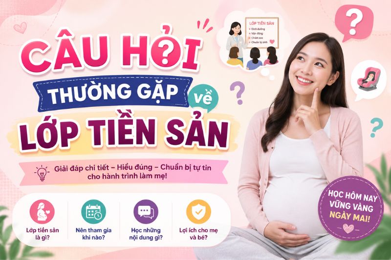 câu hỏi thường gặp về lớp học tiền sản