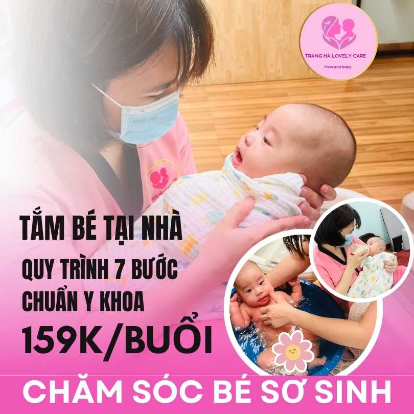 Dịch vụ chăm sóc mẹ sau sinh tặng kèm tắm bé sơ sinh tại Biên Hòa Đồng Nai