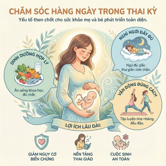 chăm sóc mẹ bầu trong thai kỳ