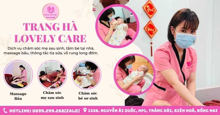 Dịch vụ chăm sóc mẹ và bé sau sinh tại Biên Hòa Đồng Nai