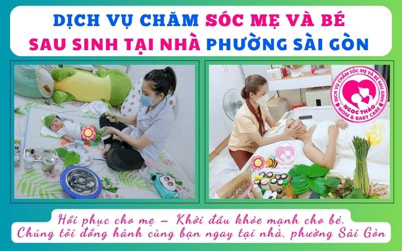 Hồi phục cho mẹ – Khởi đầu khỏe mạnh cho bé. Chúng tôi đồng hành cùng bạn ngay tại nhà, tại phường Sài Gòn