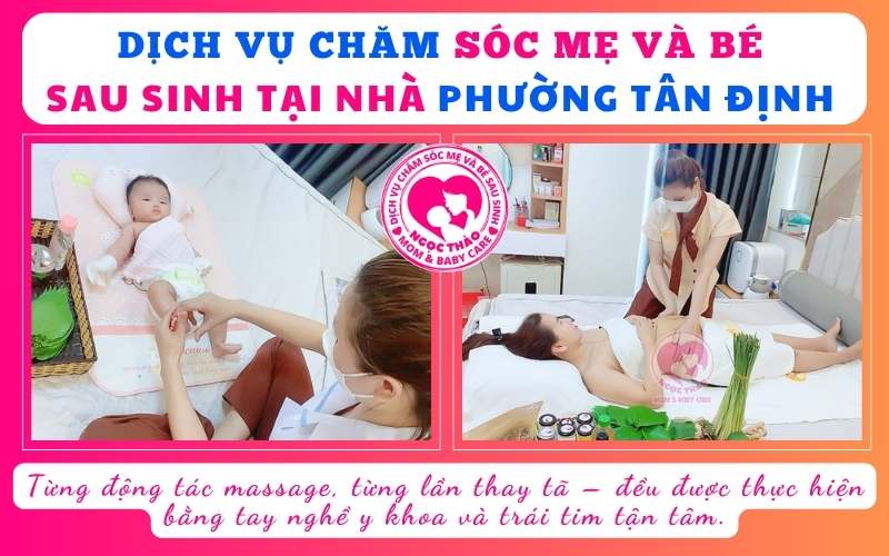 Từng động tác massage, từng lần thay tã – đều được thực hiện bằng tay nghề y khoa và trái tim tận tâm.