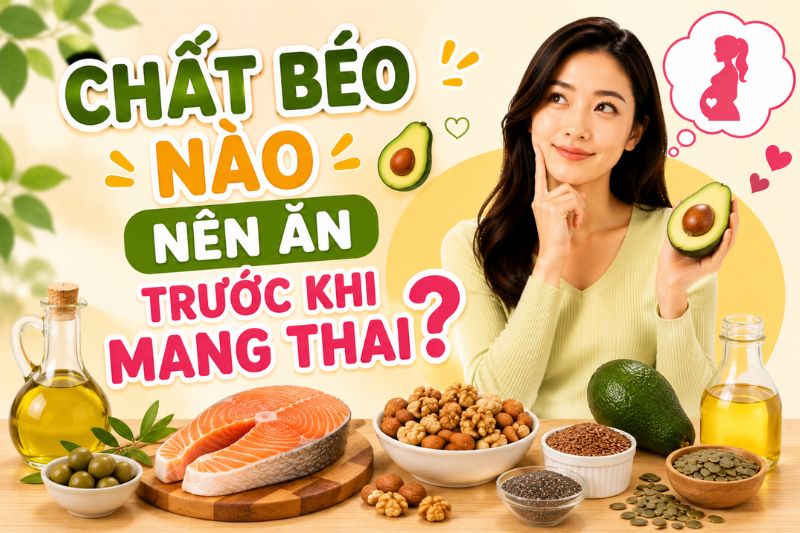 chất béo nào ênn ăn trước khi mang thai