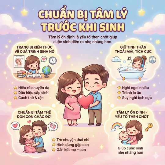 chuẩn bị tâm lý trước khi sinh