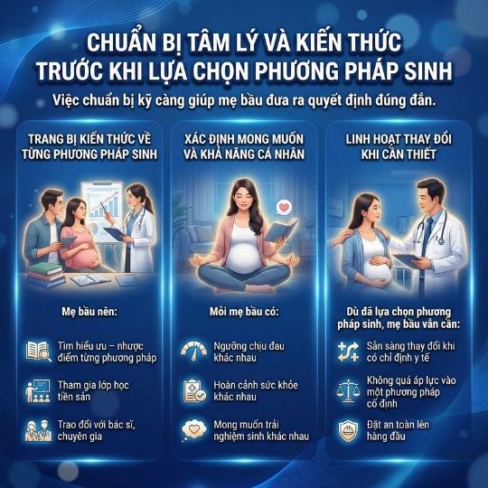 chuẩn bị tâm lý trước khi sinh