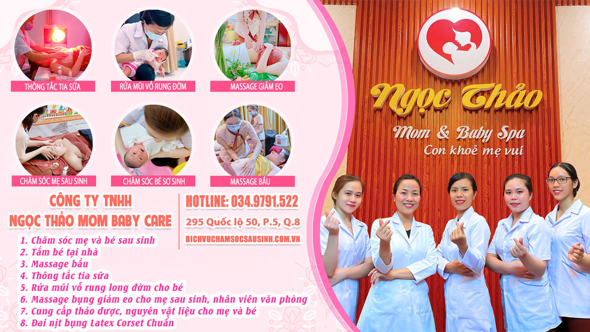Dịch vụ massage bầu tại nhà TPHCM Ngọc Thảo Mom Baby Care