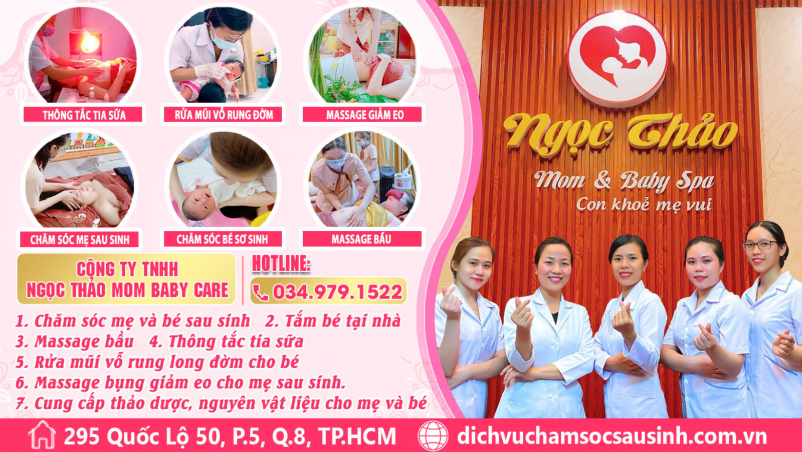 Trung tâm đào tạo thực hành nghề chăm sóc mẹ và bé Ngọc Thảo Mom Baby Care chất lượng hàng đầu