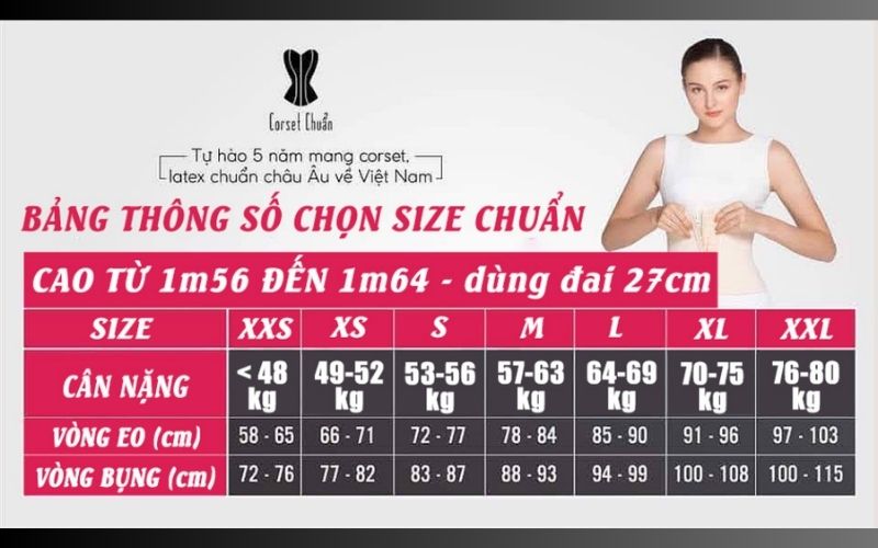 Latex corset chuan 29 cm
