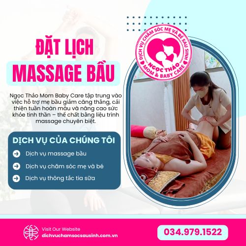đặt lịch massage cho bà bầu tại TPHCM