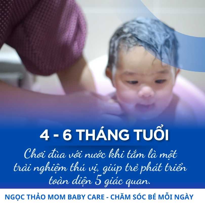 Dạy con từ 4 đến 6 tháng tuổi