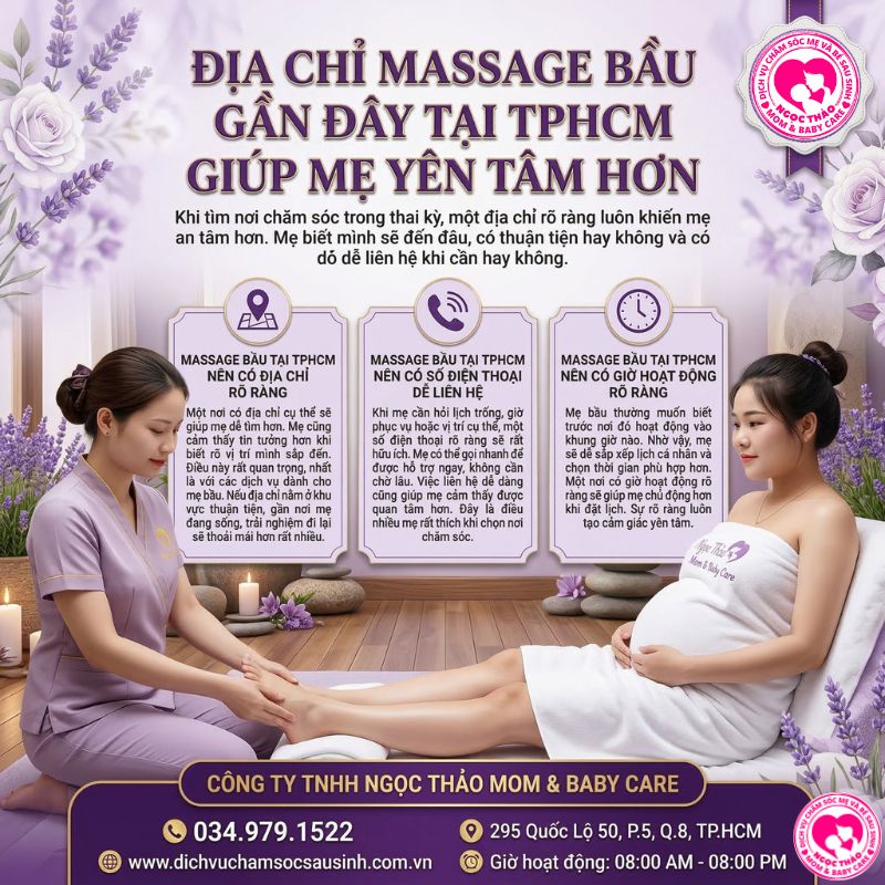 địa chỉ massage bầu gần đây tphcm