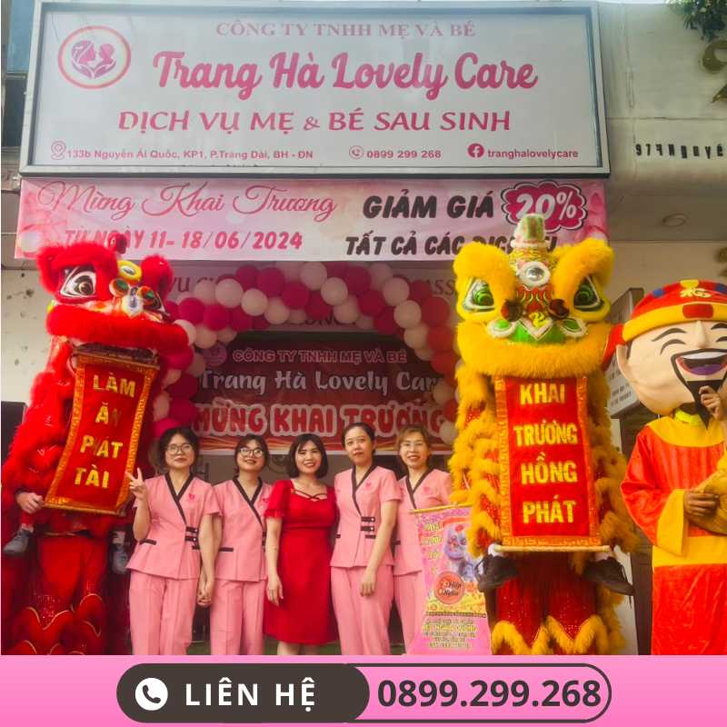 spa mẹ và bé Biên Hòa Đồng Nai ở đâu liên hệ Trang Hà Lovely Care