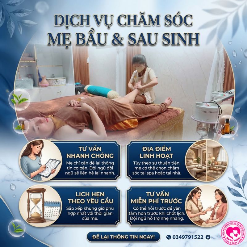 dịch vụ chăm sóc mẹ bầu và sau sinh