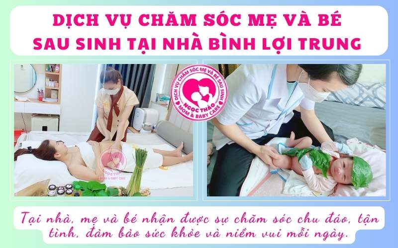 Tại nhà, mẹ và bé nhận được sự chăm sóc chu đáo, tận tình, đảm bảo sức khỏe và niềm vui mỗi ngày."