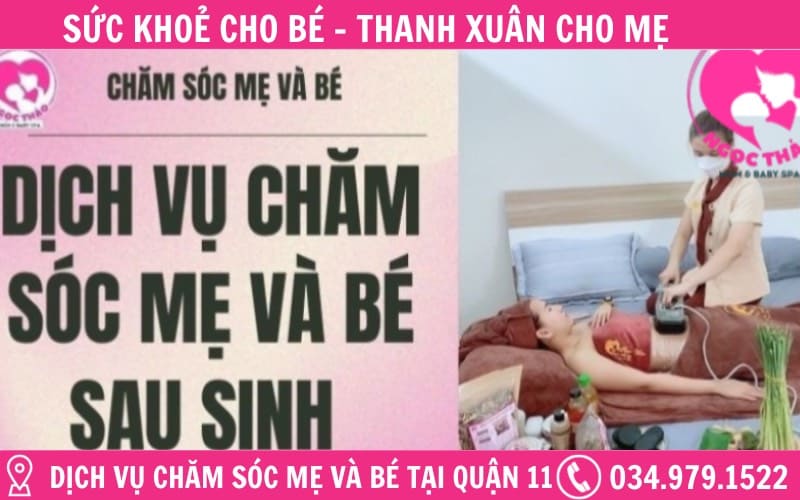 Dịch vụ chăm sóc mẹ và bé sau sinh tại nhà quận 11