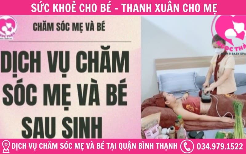 Dịch vụ chăm sóc mẹ và bé sau sinh tại nhà quận Bình Thạnh