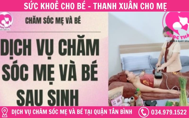 Dịch vụ chăm sóc mẹ và bé sau sinh tại nhà quận Tân Bình