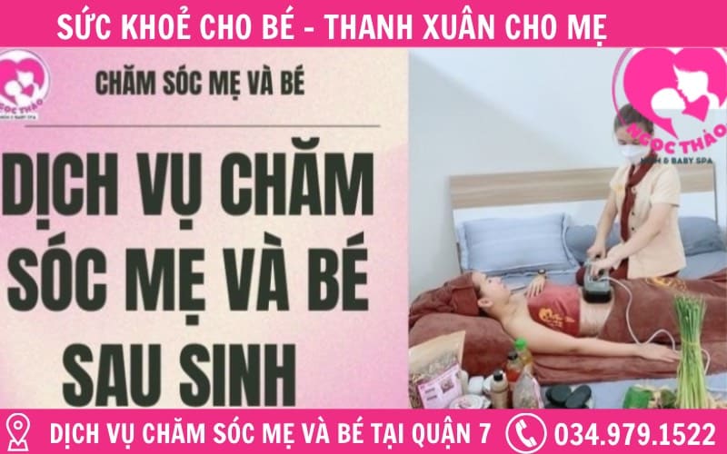 Dịch vụ chăm sóc mẹ và bé sau sinh tại quận 7