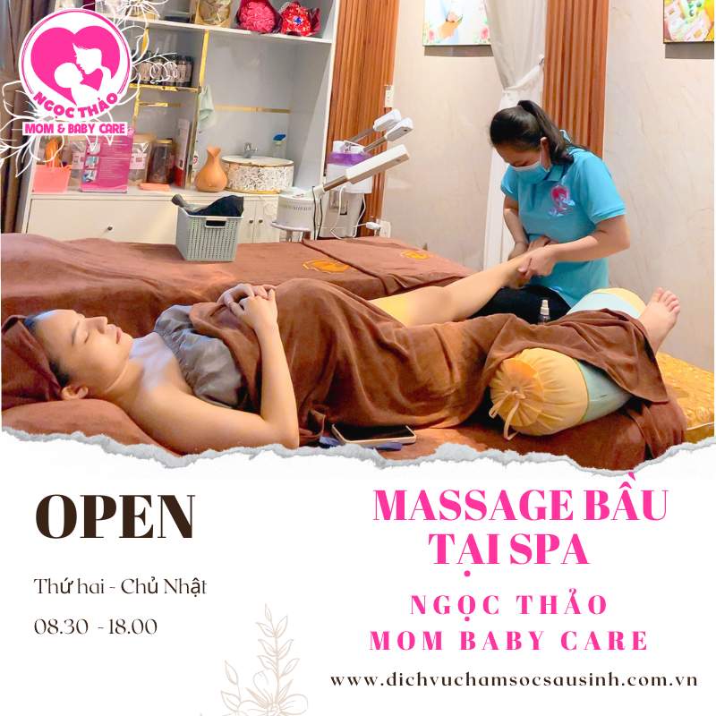 Dịch vụ massage bầu tại spa ngọc thảo