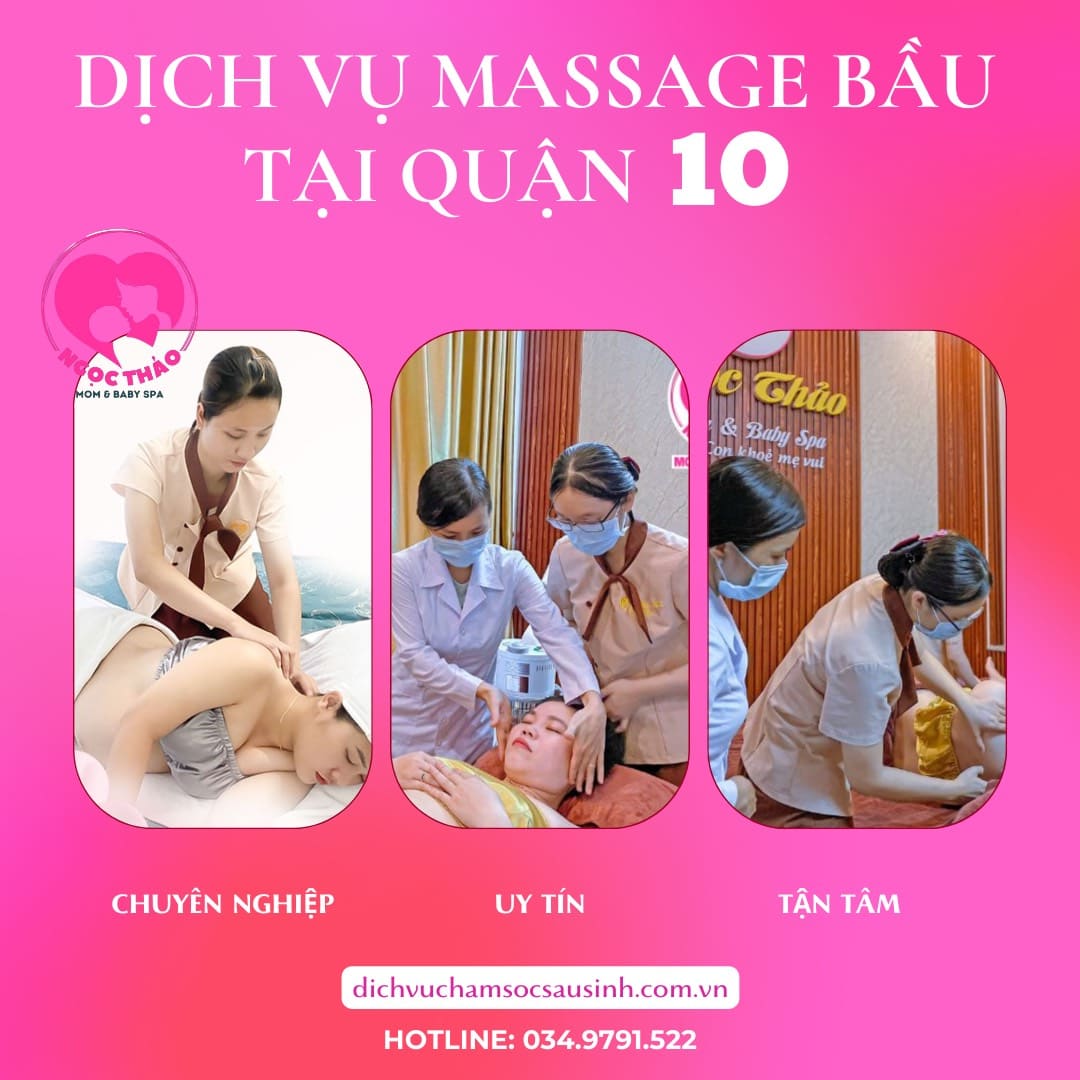 Dịch vụ massage bầu tại Quận 10 Tp Hồ Chí Minh