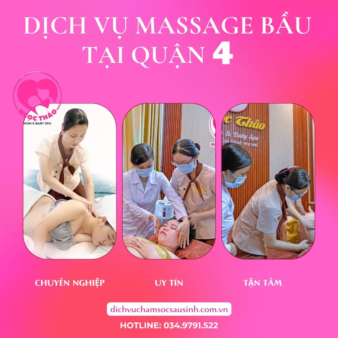 Dịch vụ massage bầu tại Quận 4 Tp Hồ Chí Minh