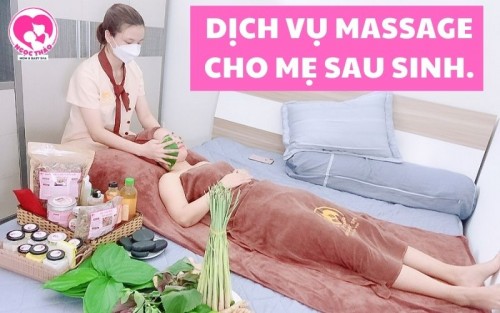 Dịch vụ massage cho mẹ sau sinh