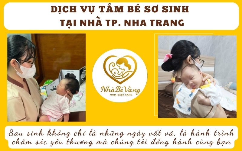 Dịch vụ tắm bé sơ sinh tại Tp Nha Trang