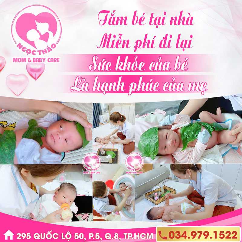 Dịch vụ tắm bé tại nhà Cần Thơ