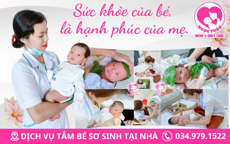Dịch vụ tắm bé sơ sinh tại nhà quận Gò Vấp mang đến sức khỏe cho bé và hạnh phúc cho mẹ