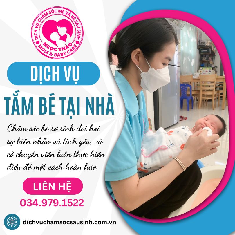 Dịch vụ tắm bé tại nhà quận 9 Hồ Chí Minh