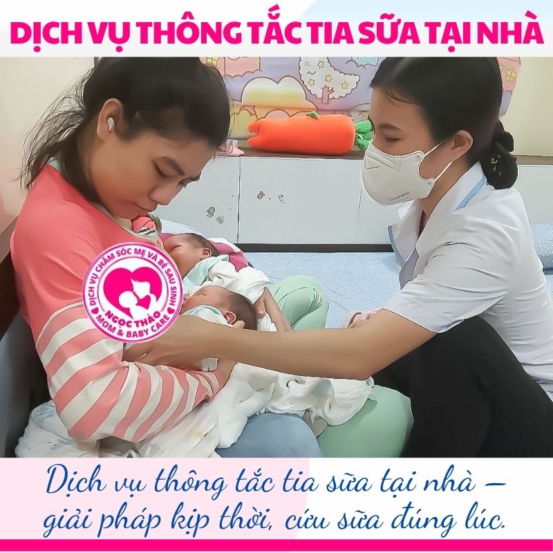 Dịch vụ thông tắc tia sữa tại nhà – giải pháp kịp thời, cứu sữa đúng lúc.