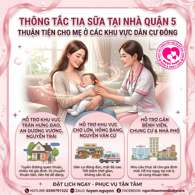 dịch vụ thông tắc tia sữa tại nhà quận 5