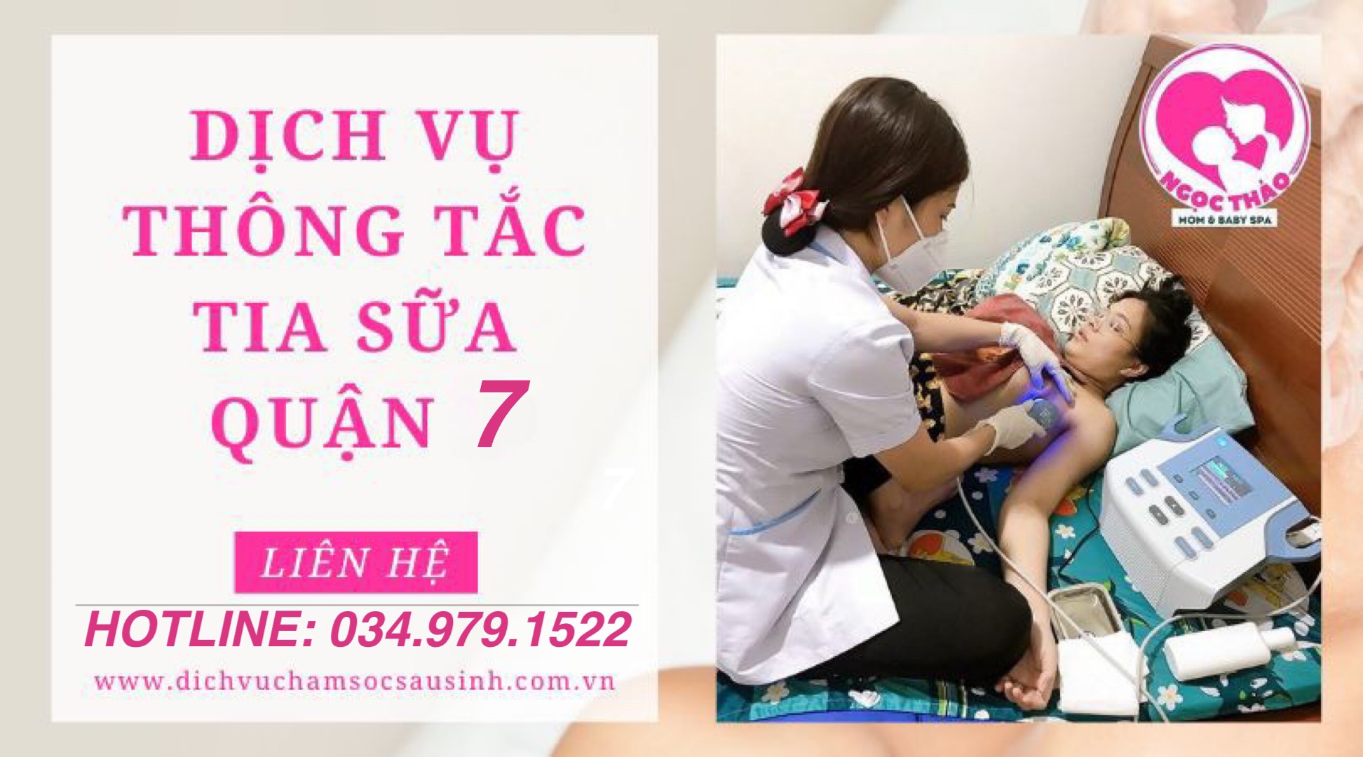 Dịch vụ thông tắc tia sữa tại nhà Quận 7