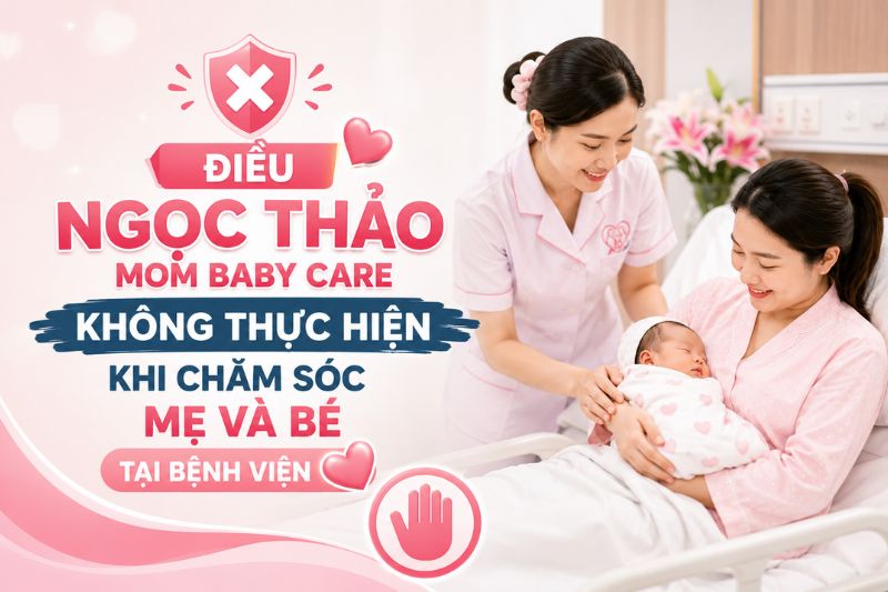 điều ngọc thảo mom baby care không thực hiện khi chăm sóc mẹ và bé sau sinh tại bệnh viện