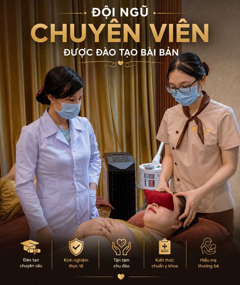 đội ngũ chuyên viên được đào tạo chuyên môn cầm tay chỉ việc bài bản